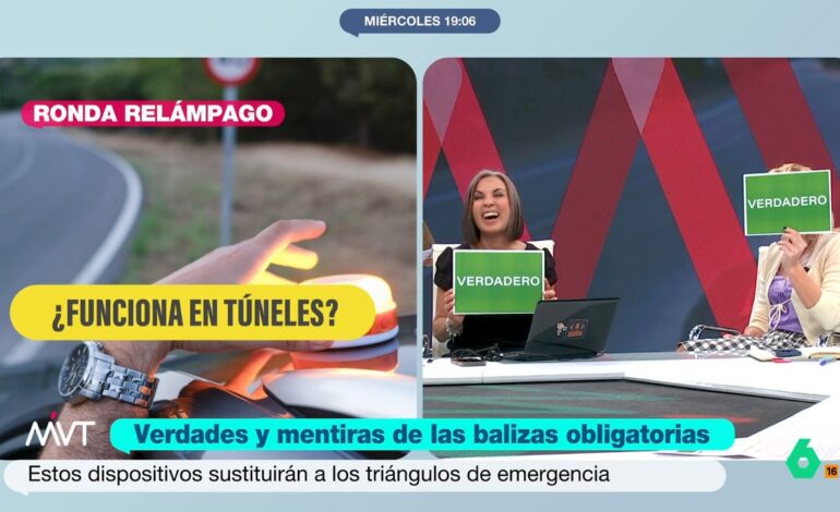 José Luis Torá pone a prueba a Más Vale Tarde sobre las verdades y mentiras de las balizas V16: «¿Funcionan en túneles?»