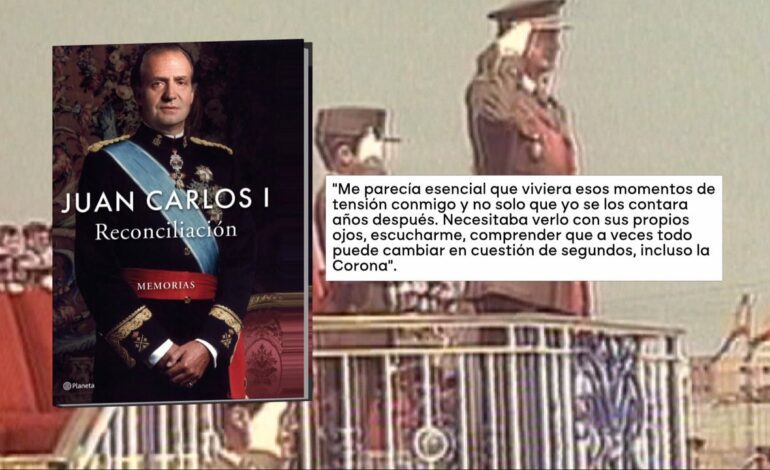 El rey emérito confiesa cómo la Corona estuvo «en el aire» durante el 23F y qué sintió Felipe VI