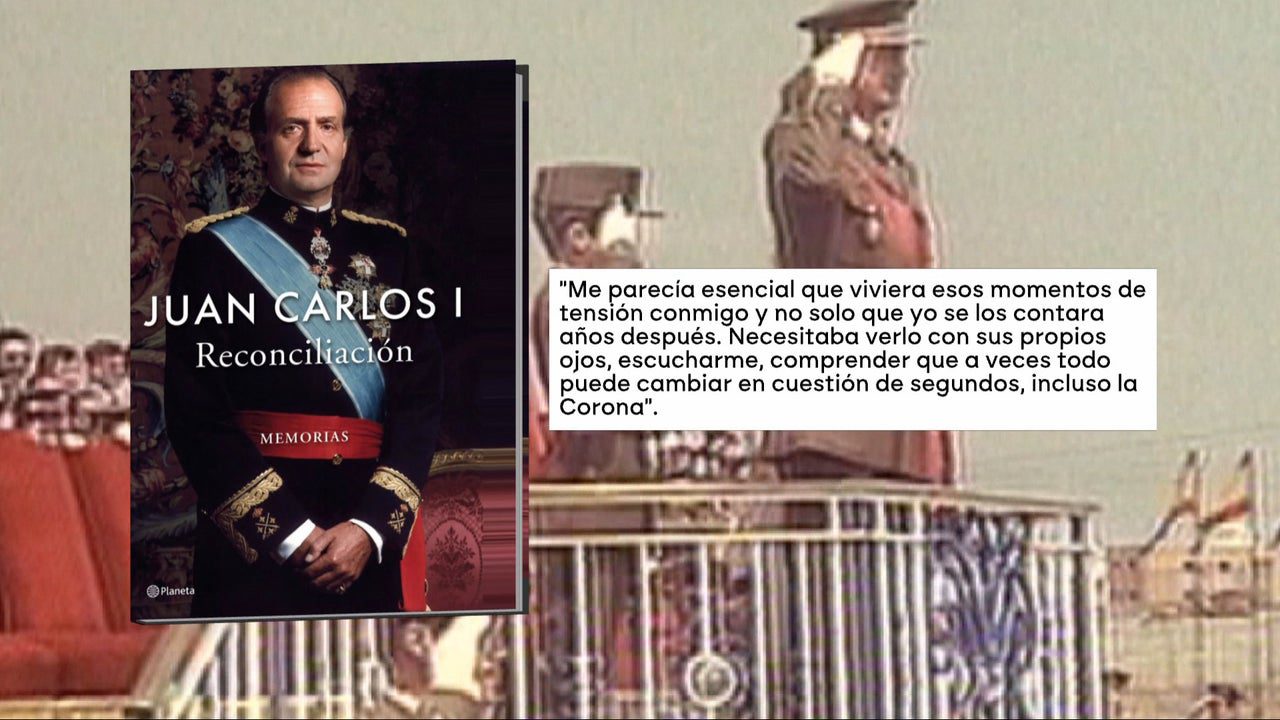 El rey emérito confiesa cómo la Corona estuvo «en el aire» durante el 23F y qué sintió Felipe VI