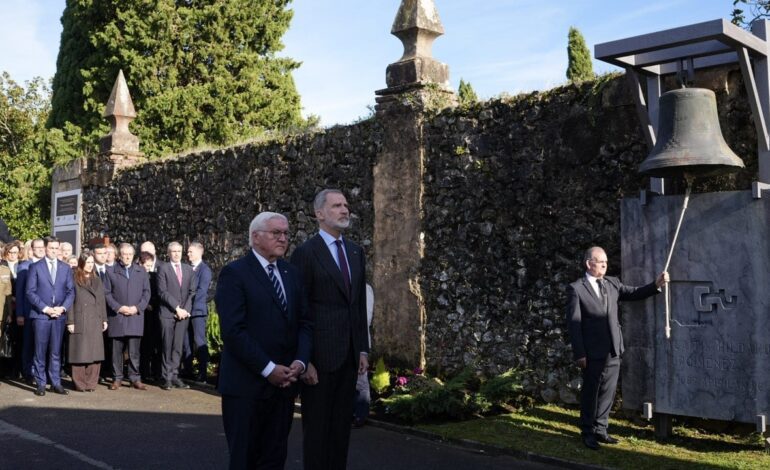 Alemania pide perdón en Gernika por los muertos durante la Guerra Civil y el PNV exige que el rey también lo haga
