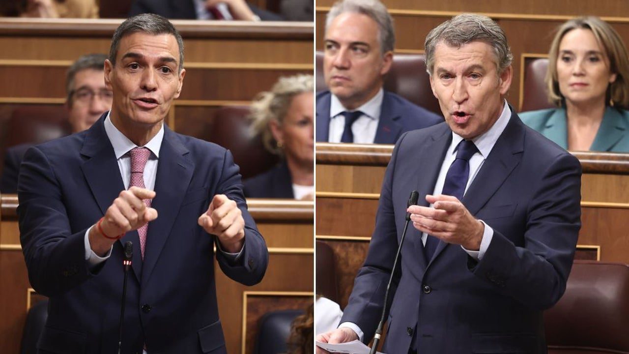 Feijóo afirma a Sánchez que «es cada vez más peligroso para la democracia» y el presidente le acusa de «no ser un buen parlamentario»