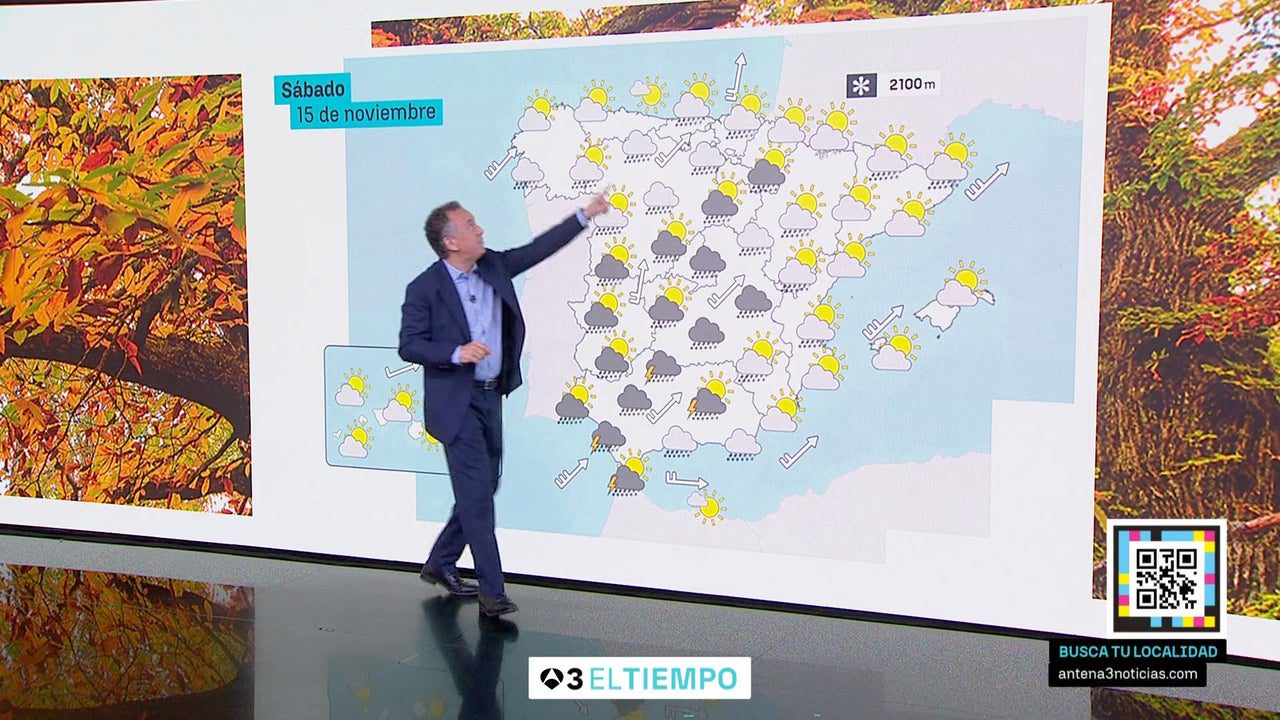 «De la lluvia al frío polar», Roberto Brasero avisa del brusco cambio de tiempo tras la borrasca Claudia