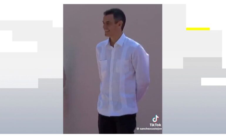 la simbología interna del look de Pedro Sánchez en la Cumbre CELAC