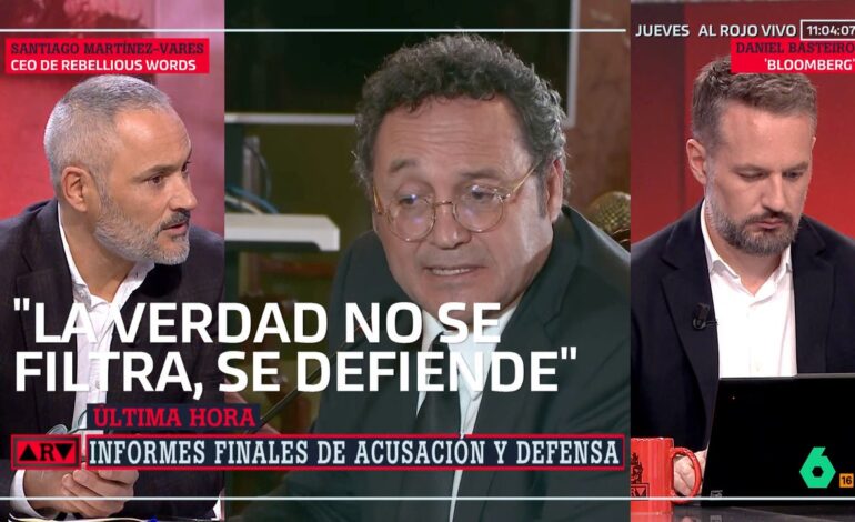 El fiscal general se ha comportado durante toda la instrucción como un presunto delincuente