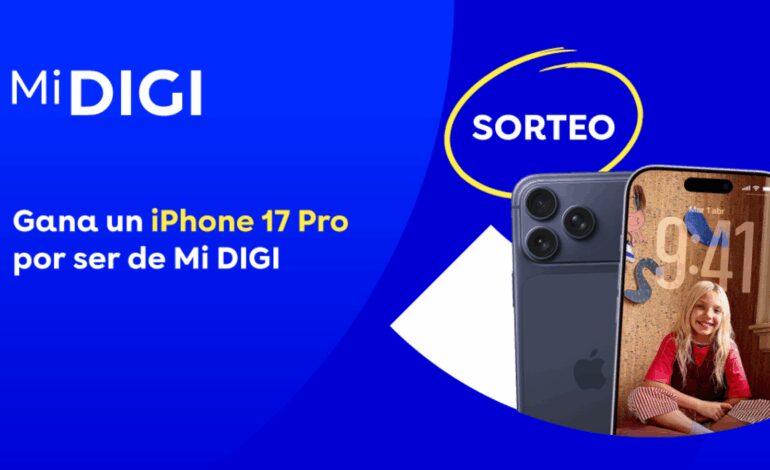 Pocos lo saben, pero Digi regala 50 GB extra de datos y sortea un iPhone 17 Pro con una condición
