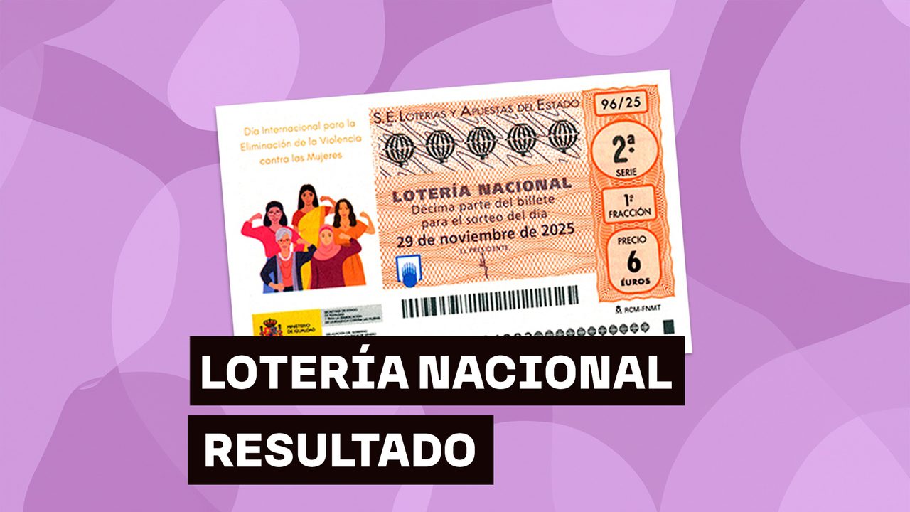 Sorteo Lotería Nacional: Comprobar décimo de hoy sábado 29 de noviembre, en directo
