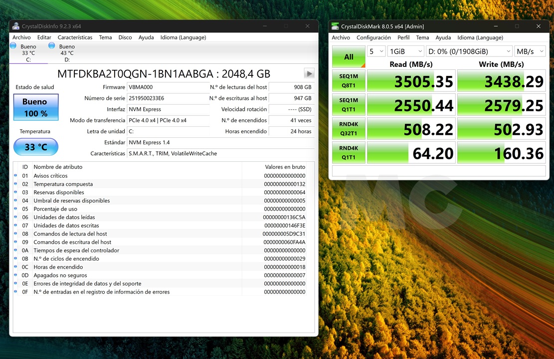 ASUS ProArt P16 OLED crystal disk 2