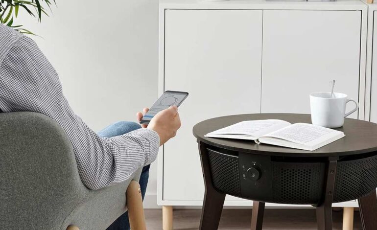 La original mesita de Ikea que mejora la calidad del aire de casa de forma práctica y decorativa