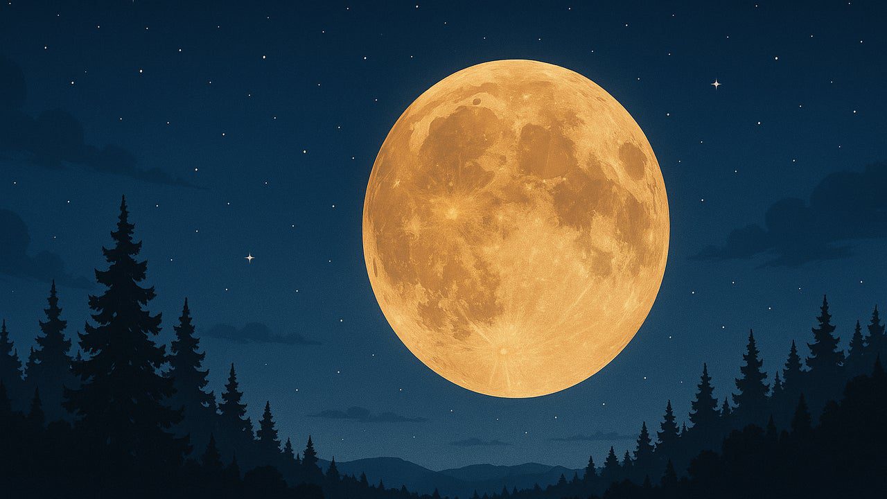 descubre cuándo llega la Superluna, la luna llena de este mes