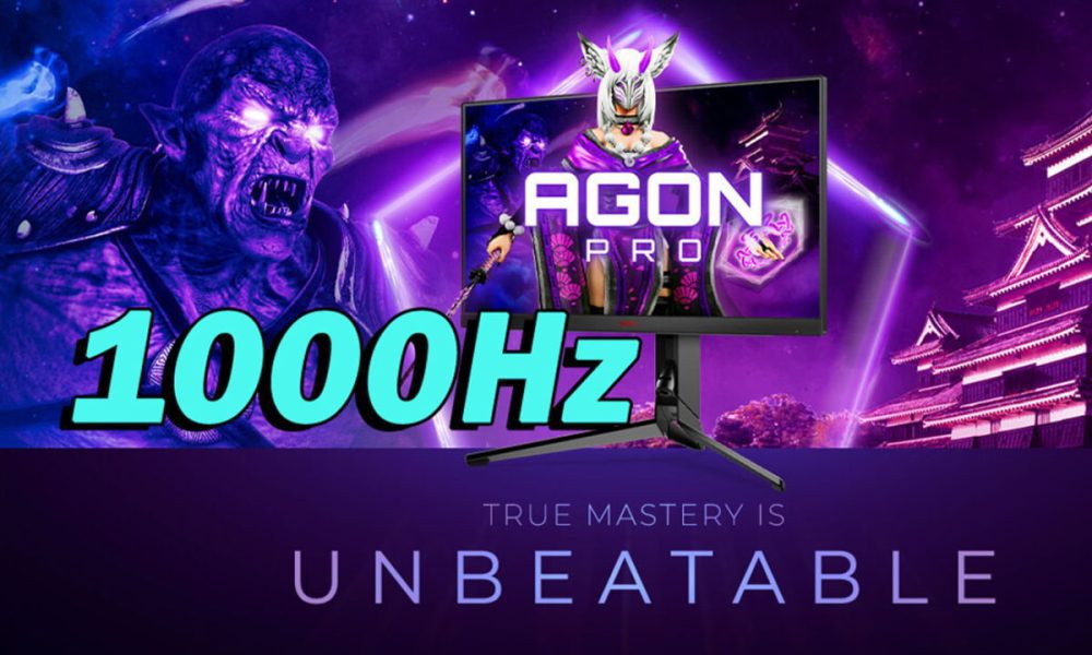 Los monitores con tasa de refresco de 1000 Hz llegarán en 2026