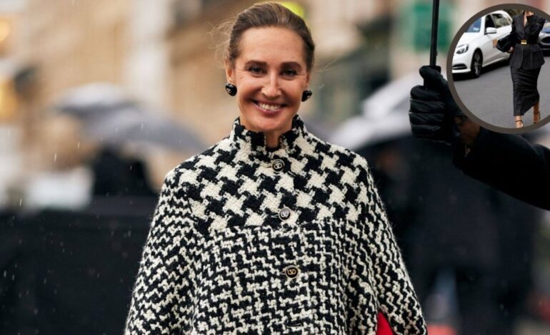 Las madres más elegantes llevan estos looks rejuvenecedores (con vestido o traje) para sus cenas de empresa