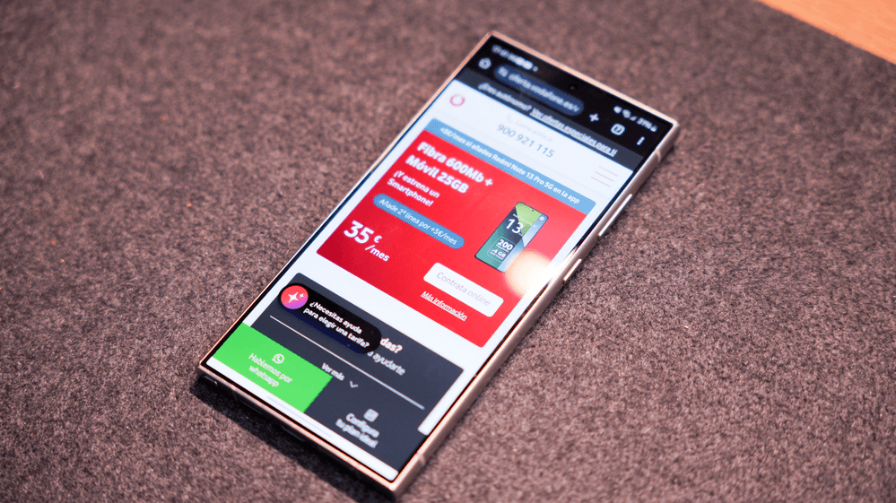 Imagen del teléfono inteligente Vodafone