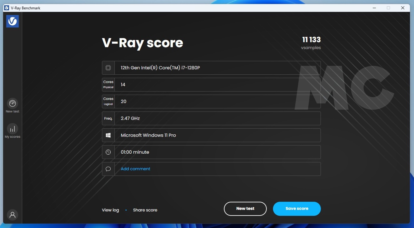 rendimiento vray cpu