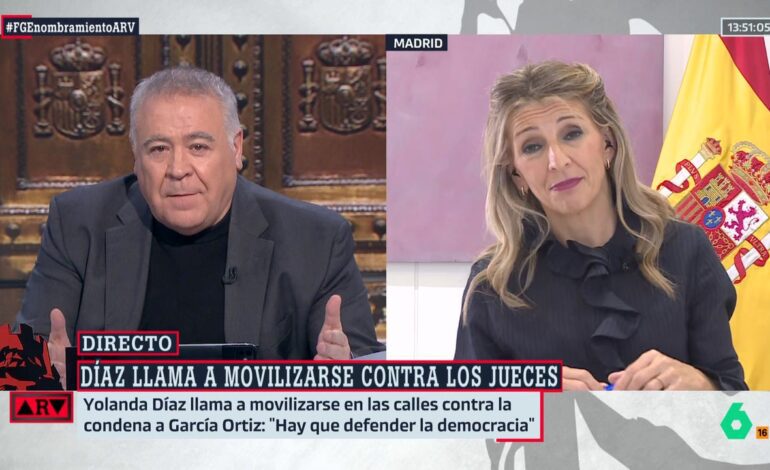 Yolanda Díaz reitera su llamada a movilizarse tras la condena del fiscal general: «Van a por todas»