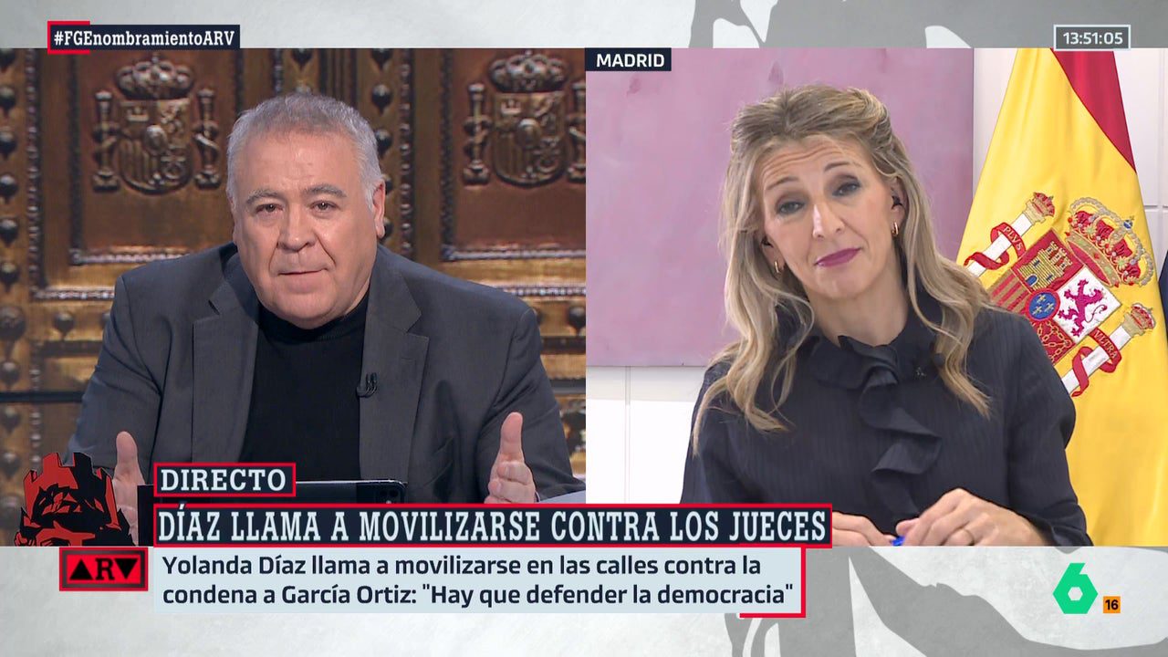 Yolanda Díaz reitera su llamada a movilizarse tras la condena del fiscal general: «Van a por todas»