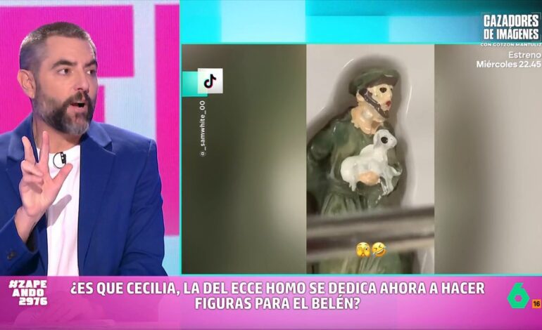 Dani Mateo, tras ver un curioso belén navideño: «Ya ha convertido a tres niños en ateos»