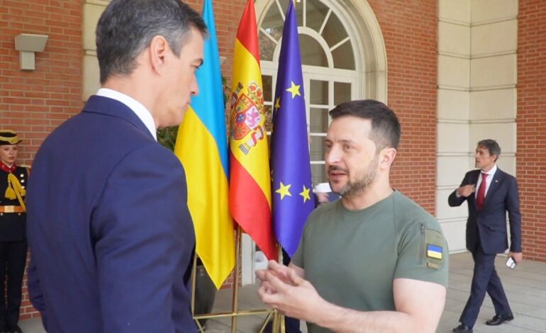 Zelenski llega hoy a España dentro de su gira europea en busca de apoyos y armas