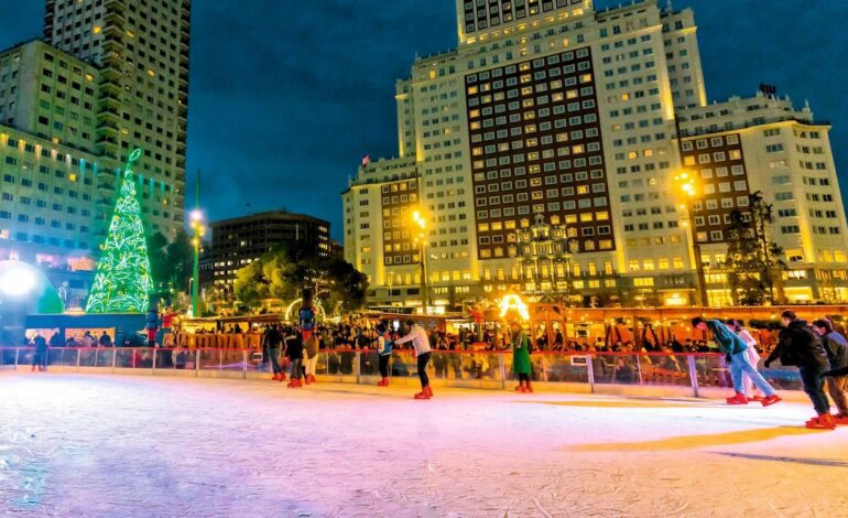 Las mejores pistas para patinar sobre hielo en Madrid esta Navidad