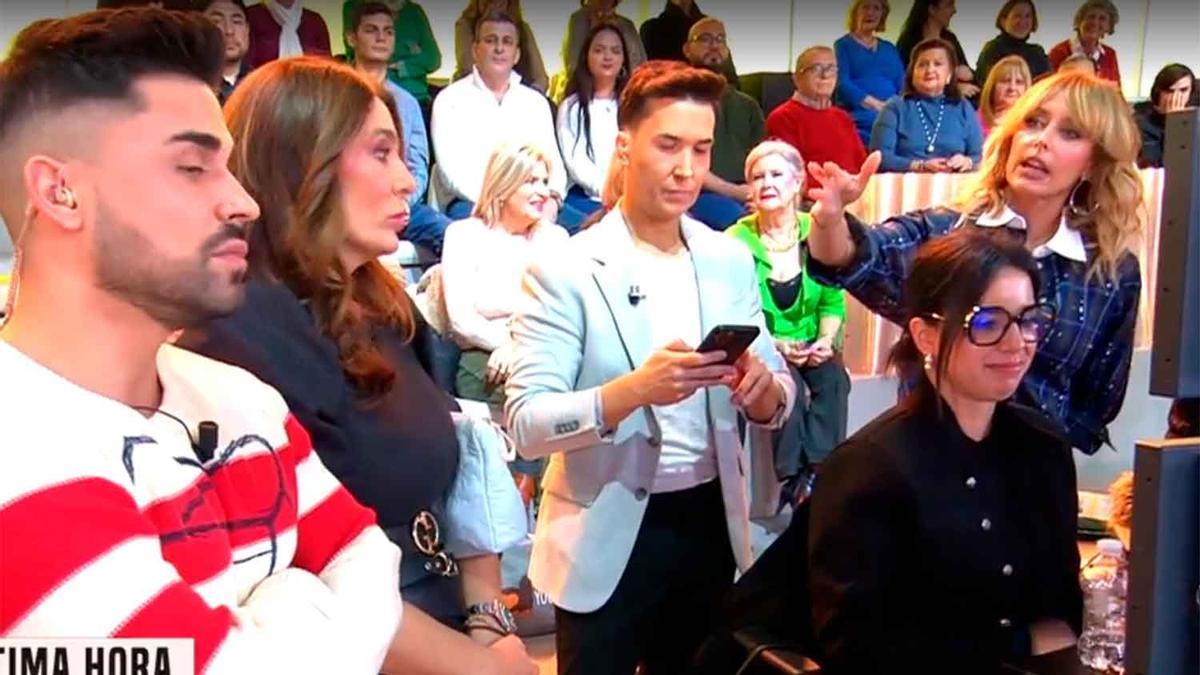 Emma García, obligada a parar su programa de Telecinco en pleno directo por el mensaje de las Campos «y los hermanos»: «Qué poca vergüenza tienes»