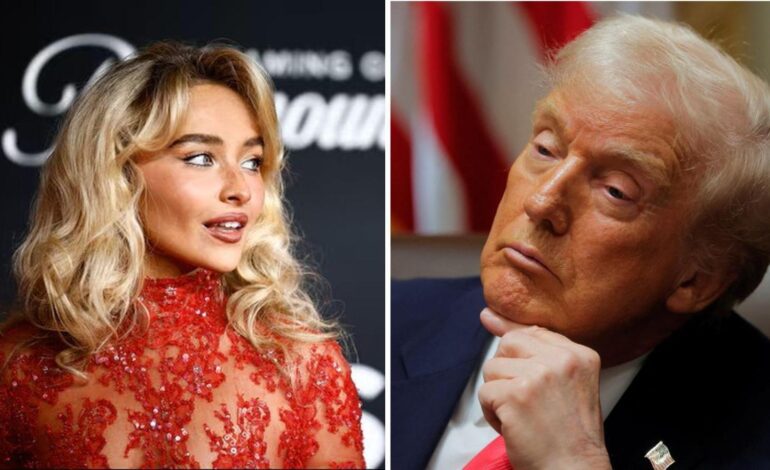 Sabrina Carpenter contra Trump por utilizar su música para blanquear su «agenda inhumana» de deportaciones
