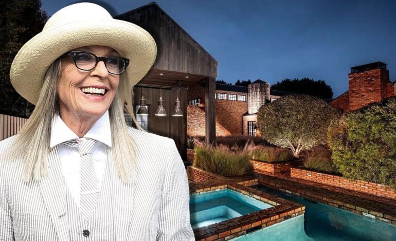La casa más icónica de Diane Keaton vuelve a salir a la venta casi dos meses después de su muerte por 23 millones de euros