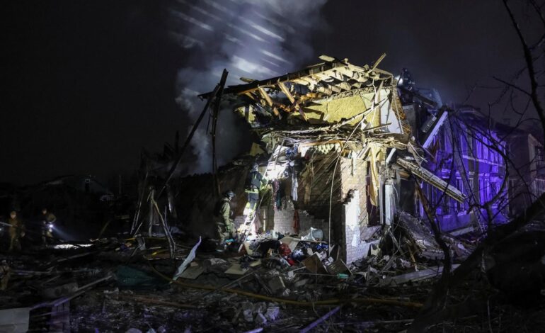 cinco muertos y daños en infraestructuras energéticas en varios ataques con drones