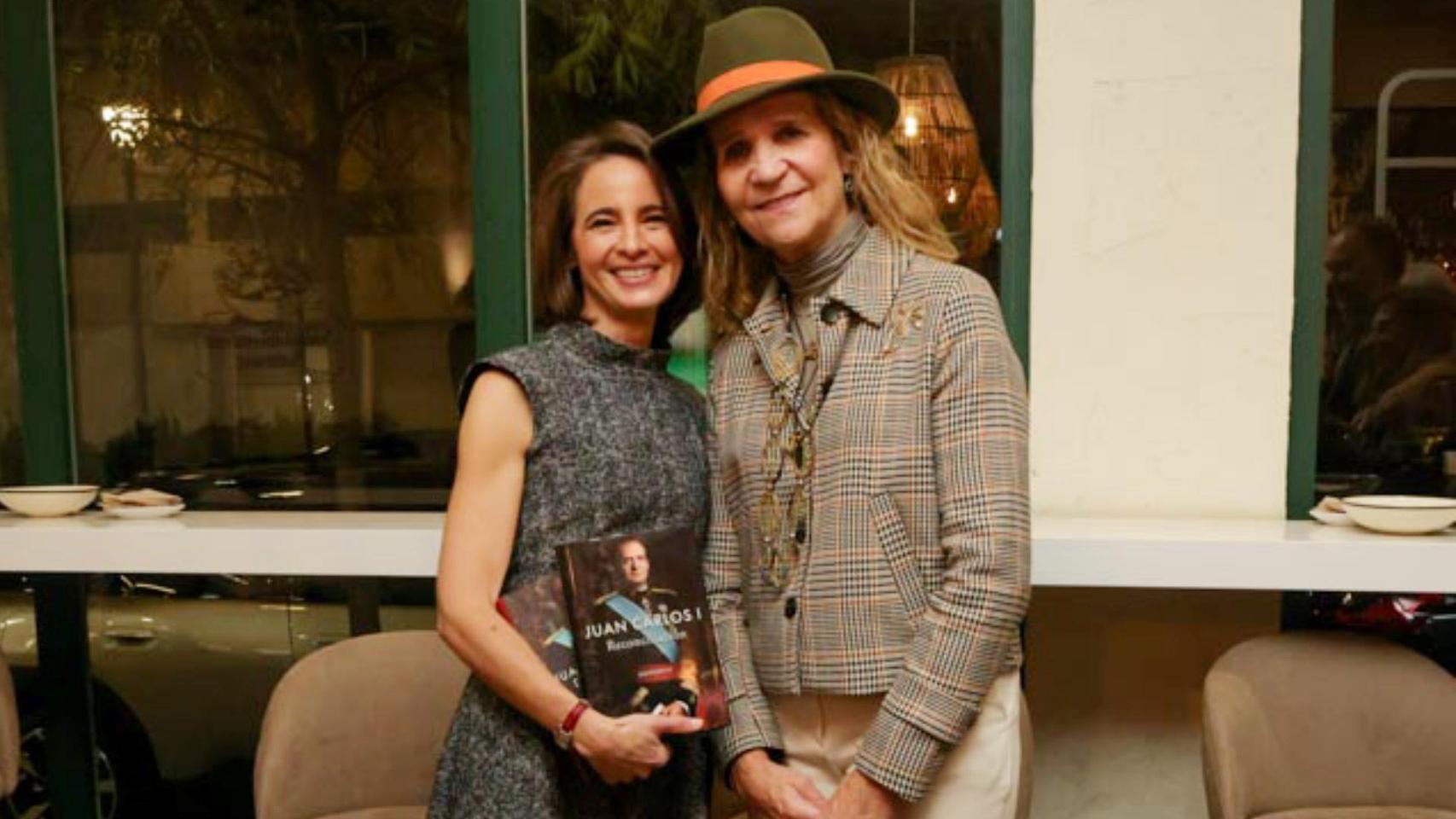 Laurence, la biógrafa de Juan Carlos I, presenta las memorias del Emérito en España arropada por la infanta Elena: los detalles