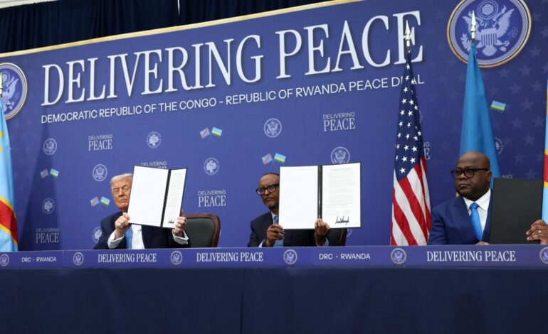 el acuerdo de Ruanda y República Democrática del Congo permite a EEUU explotar sus minerales