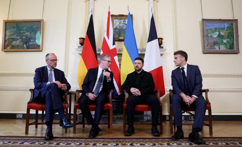 Los aliados europeos apuntalan a Zelenski frente a la presión de Trump para que acepte una paz favorable al Kremlin