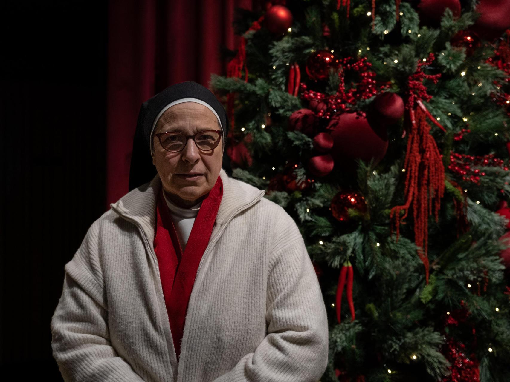 Es raro ver a una monja que pida armas, pero en Ucrania hablamos de legítima defensa