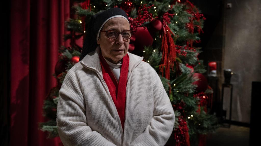 Sor Lucia en Kiev, durante la entrevista con EL ESPAÑOL este mes de diciembre.