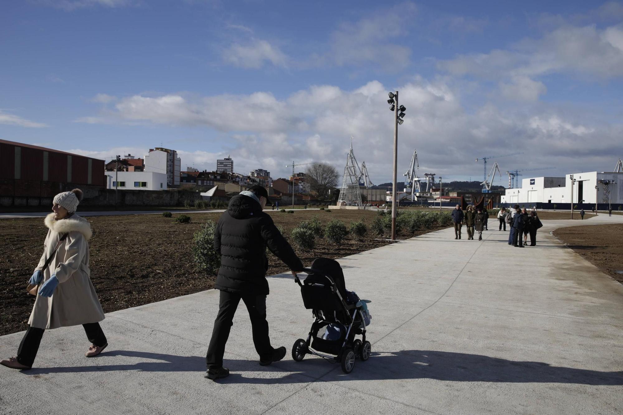 El Paseo Naval de Gijón ya está abierto a la ciudadanía (en imágenes)