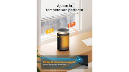 Este es uno de los mejores calentadores cerámicos que se pueden comprar en Amazon.