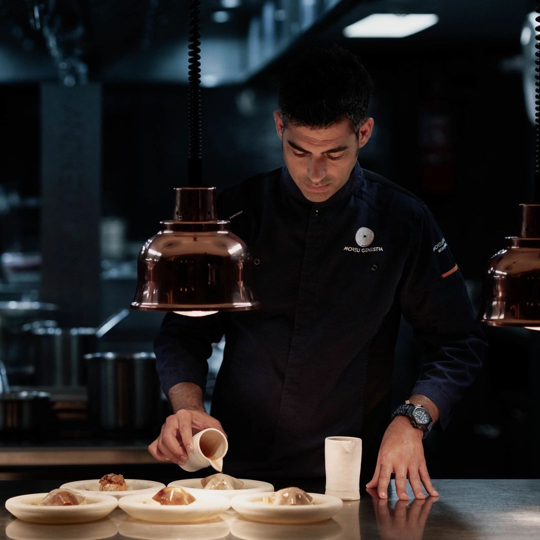     Chef Andreu Genestra, restaurante con estrella Michelin, hotel Zoëtry, Llucmajor, Mallorca