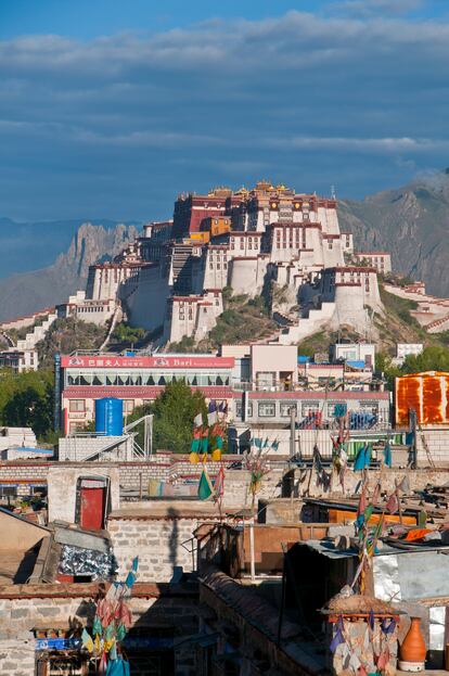 Vistas del Palacio Potala, Lhasa.