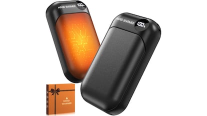 Vea calentadores de manos con descuento en Amazon.