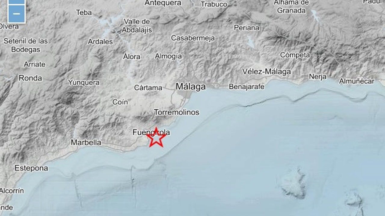 Un terremoto de magnitud 4,2 con epicentro en Fuengirola se siente en Málaga, Sevilla y Córdoba