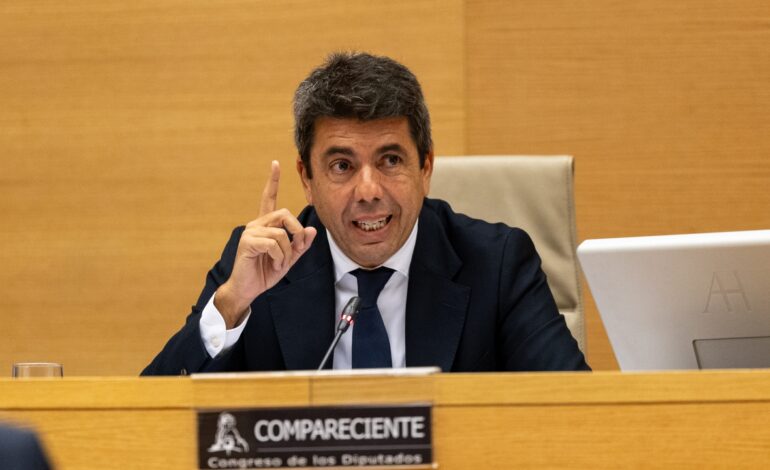 "Cojonudo": la indignante respuesta de Mazón a Pradas cuando le informó de las zonas que preocupaban el día de la DANA