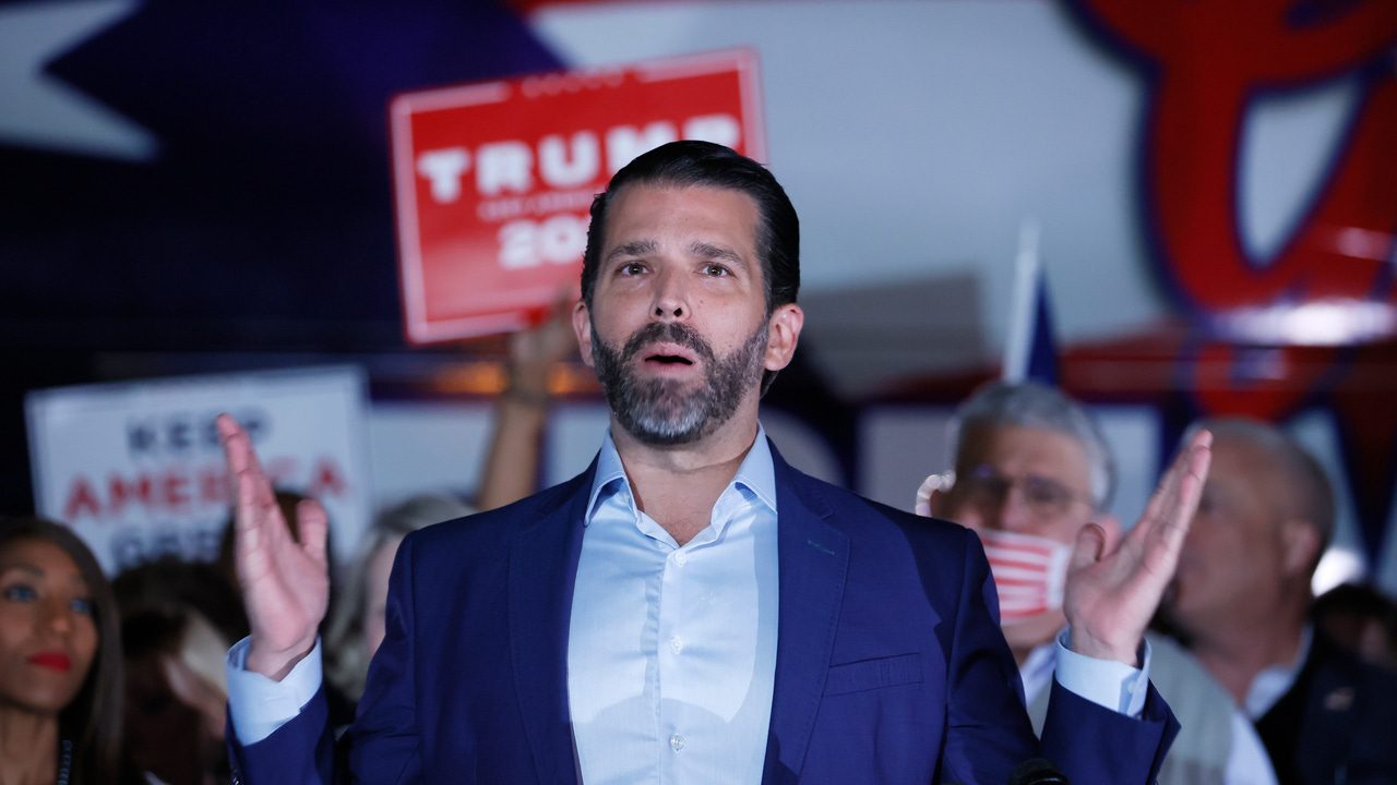 Trump Jr. insinúa que su padre podría «desentenderse de Ucrania» y carga contra la Unión Europea