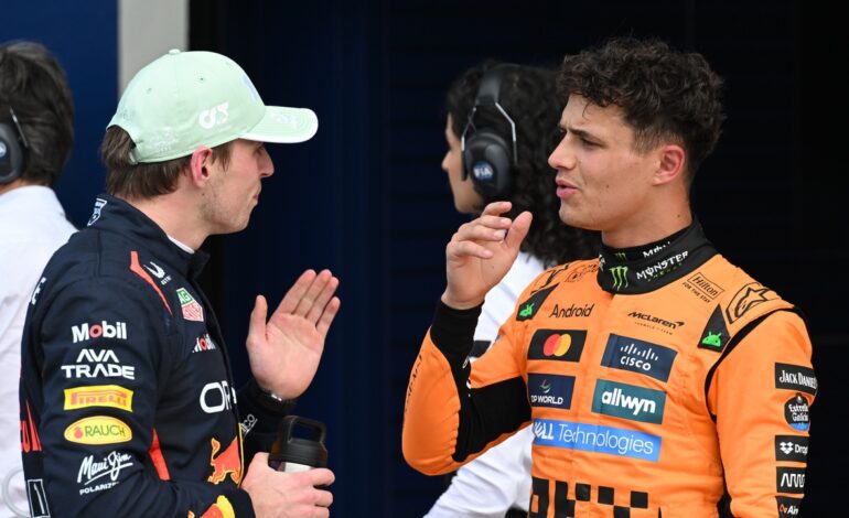 ¿Es mejor Norris que Verstappen? Lando responde: «He pilotado mejor…»