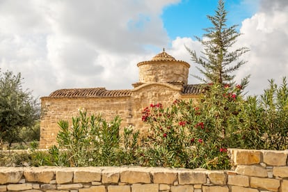 L'église byzantine du village de Choirokoitia.