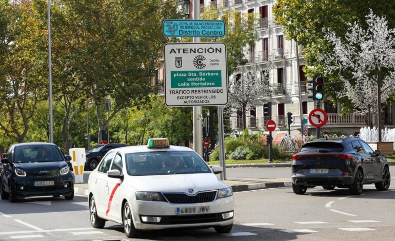 los vehículos sin etiqueta empadronados podrán seguir circulando en 2026