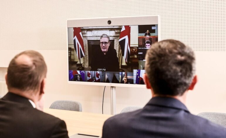 Los países de la ‘coalición de voluntarios’ aumentan la presión sobre EEUU para que ofrezca garantías de seguridad a Ucrania