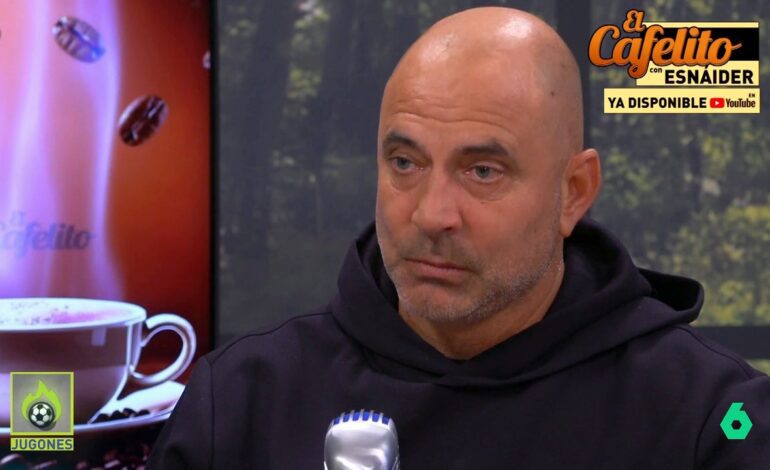 Esnáider recuerda en ‘El Cafelito’ su histórica sanción por intentar darle un cabezazo a un árbitro