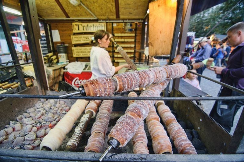 Trdelnik, dulce checo