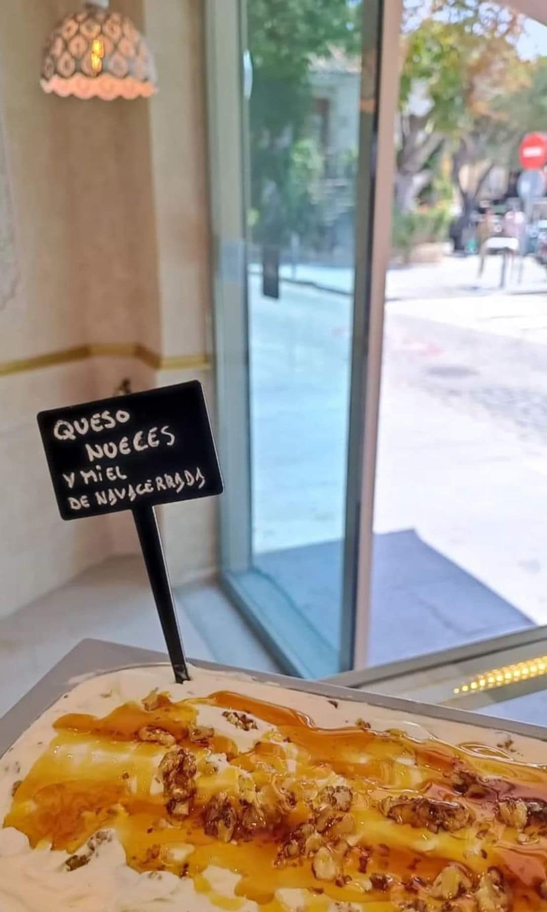Hielo del glaciar de La Maliciosa, en la localidad serrana de Navacerrada