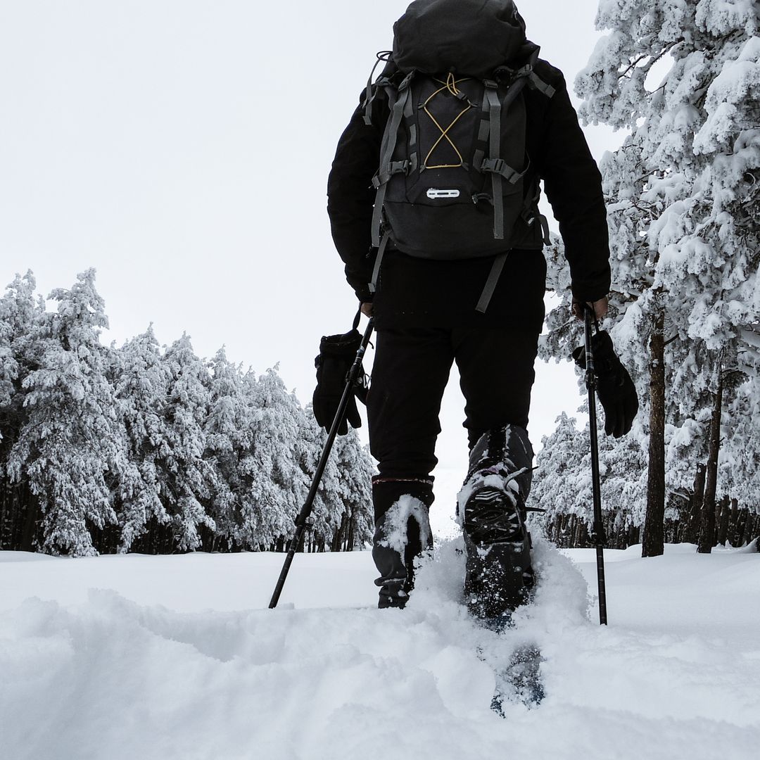 En raquetas de nieve en el puerto de Navacerrada, una preciosa excursión invernal por la sierra de Madrid
