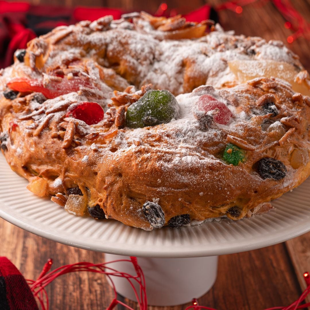 Bolo Rei, el dulce típico navideño de Portugal.