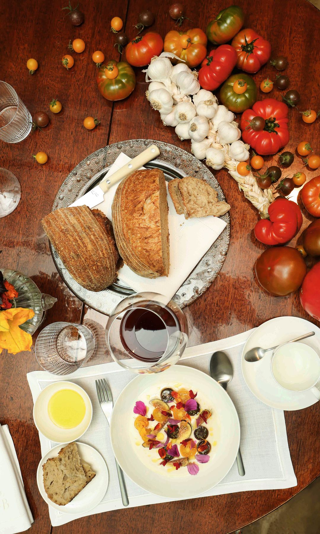 Mesa del restaurante Pabú, en Madrid, reconocido con estrella Michelin