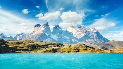 Los Cuernos en el parque nacional de Torres del Paine.